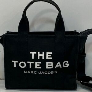 Marc Jacobs Black Canvas Tote Bag
